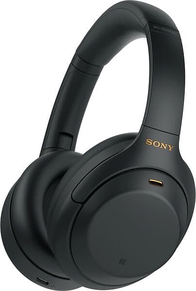 Sony trådløse around-ear hodetelefoner WH-1000XM4 (sølv)