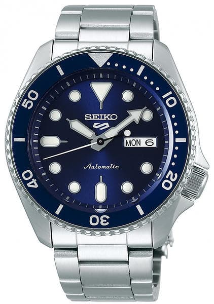 Seiko 5 Sports Herreklokke SRPD51K1 Blå/Stål Ø43 mm