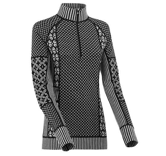 Kari Traa Smekker Half Zip - Dame - Sort - XS female