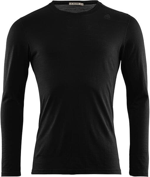 Aclima Lightwool 140 Undershirt LS  M'sjet black L male