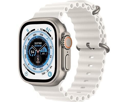 Apple Watch Ultra GPS + Cellular 49mm Titanium Case with Yellow Ocean 